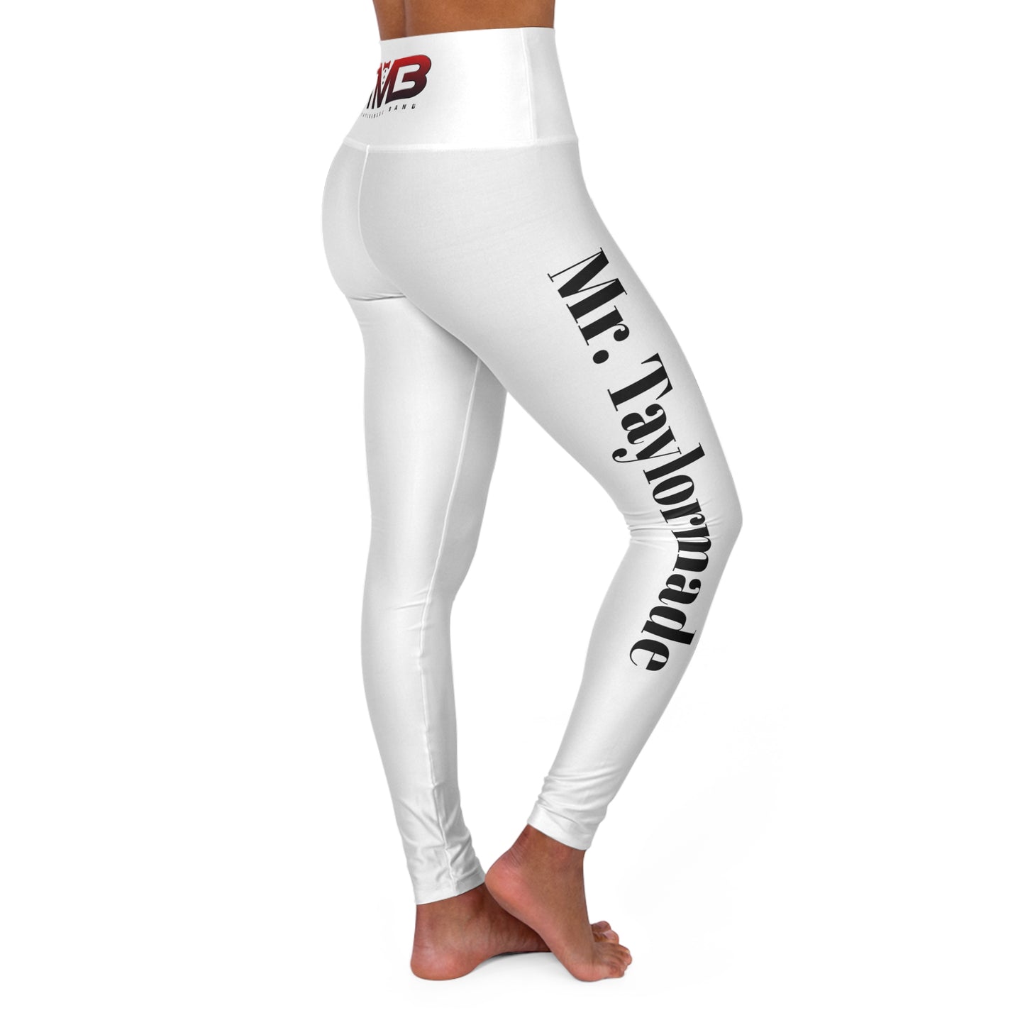 Mr. Taylormade High Waisted Yoga Leggings (AOP)